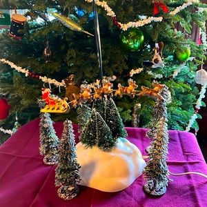 Animated Reindeer and Santa for  Christmas Display